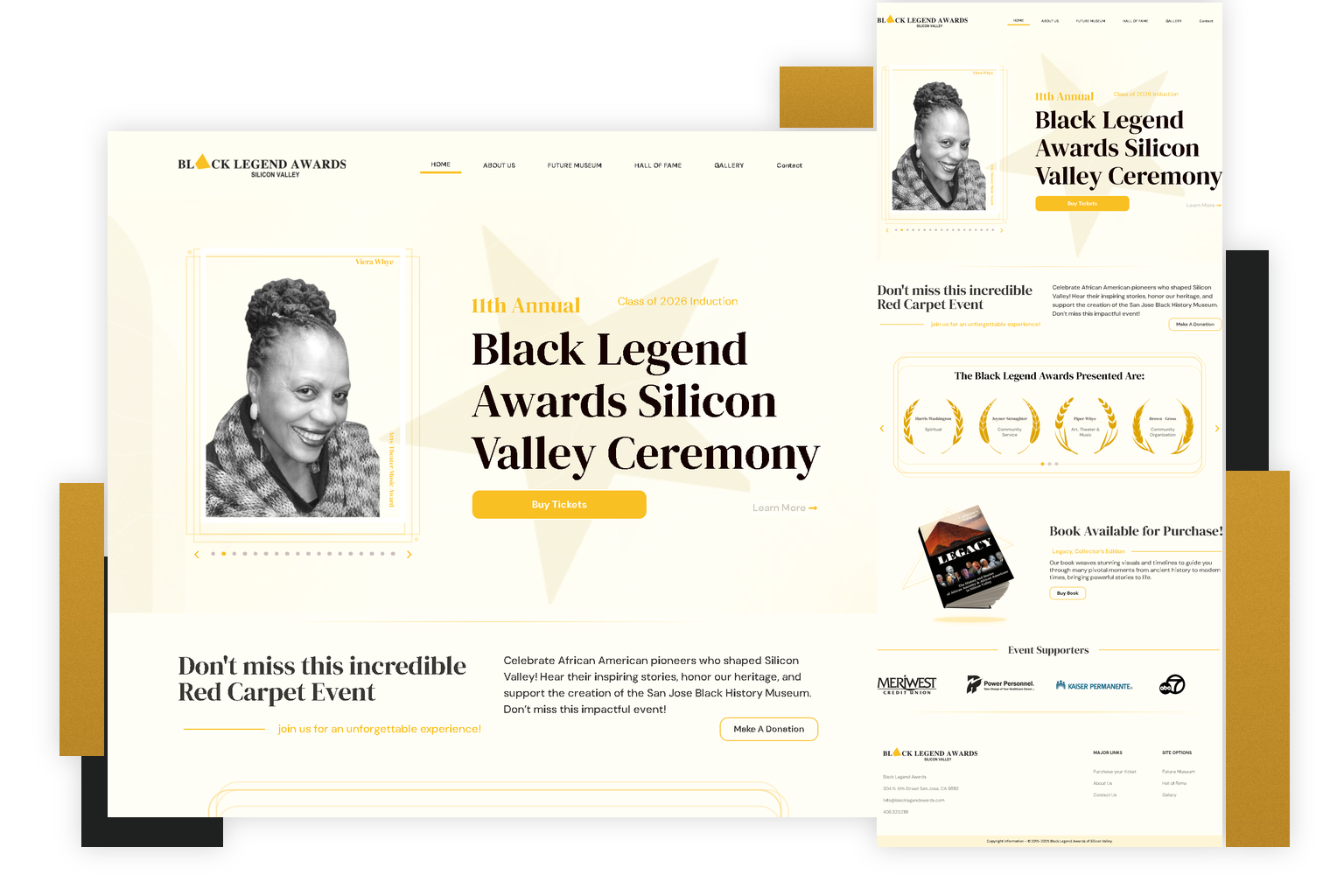 Black Legends Awards Digital Experience