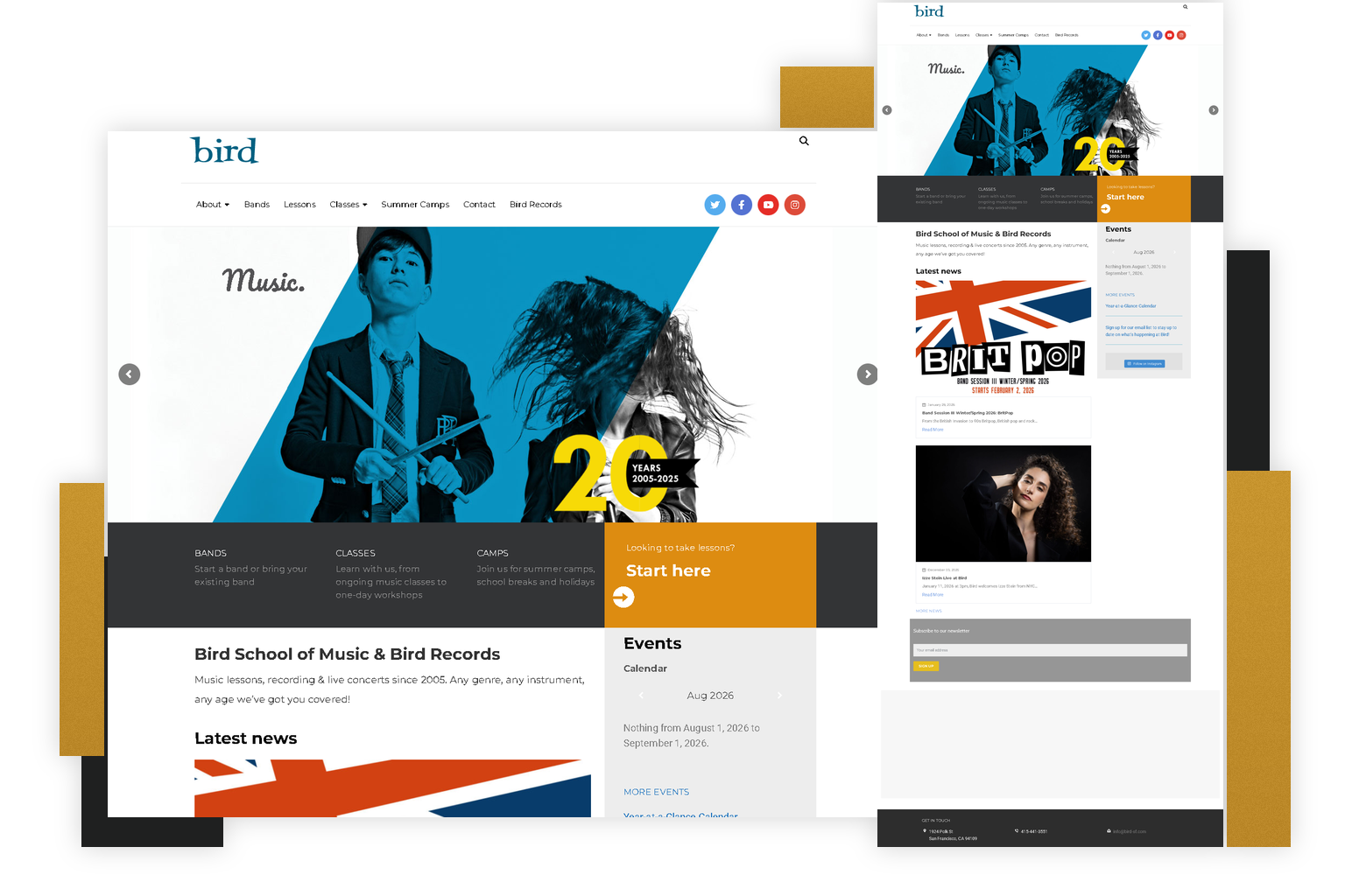 Bird School of Music Community Platform