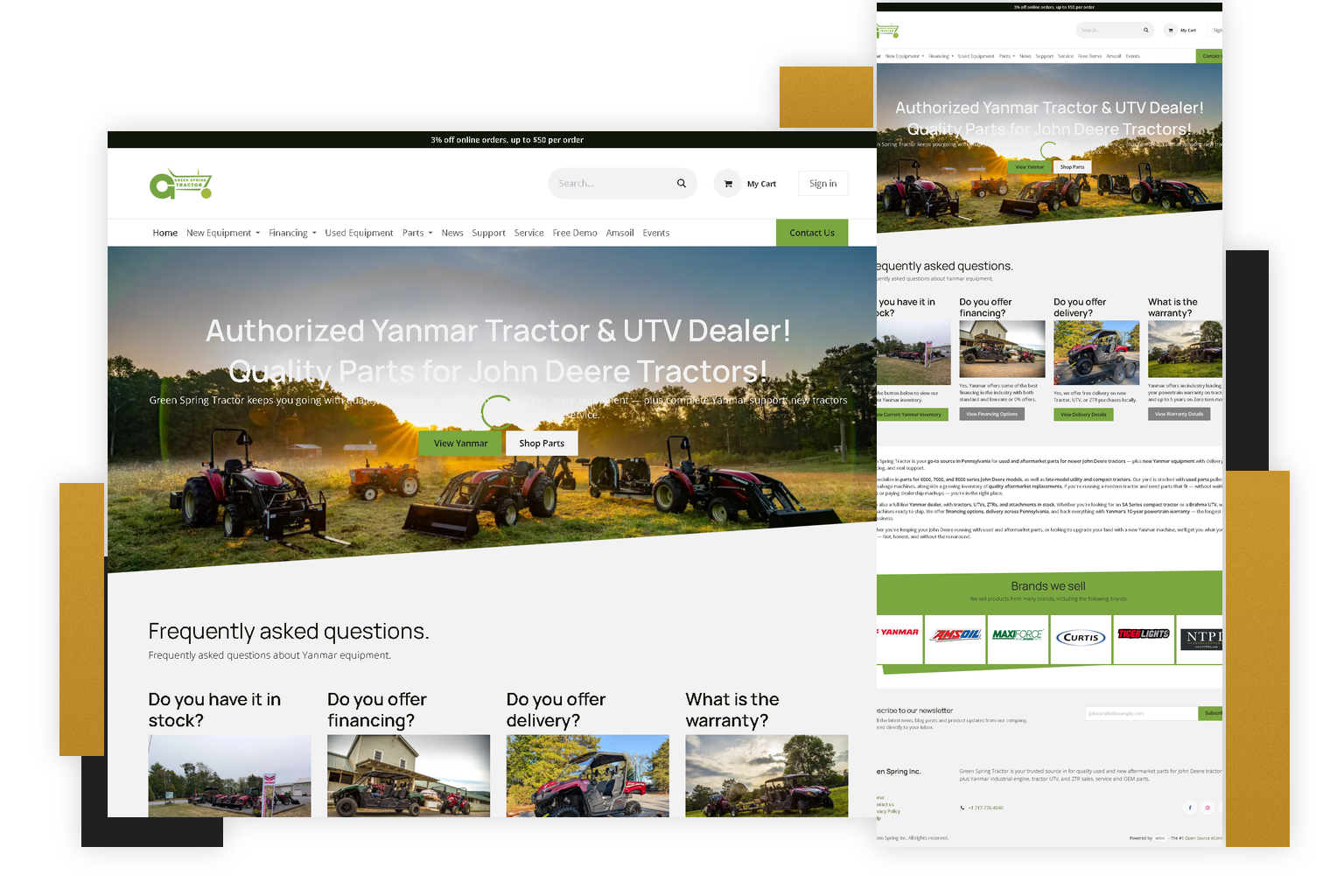 Green Spring Tractor Commerce Platform