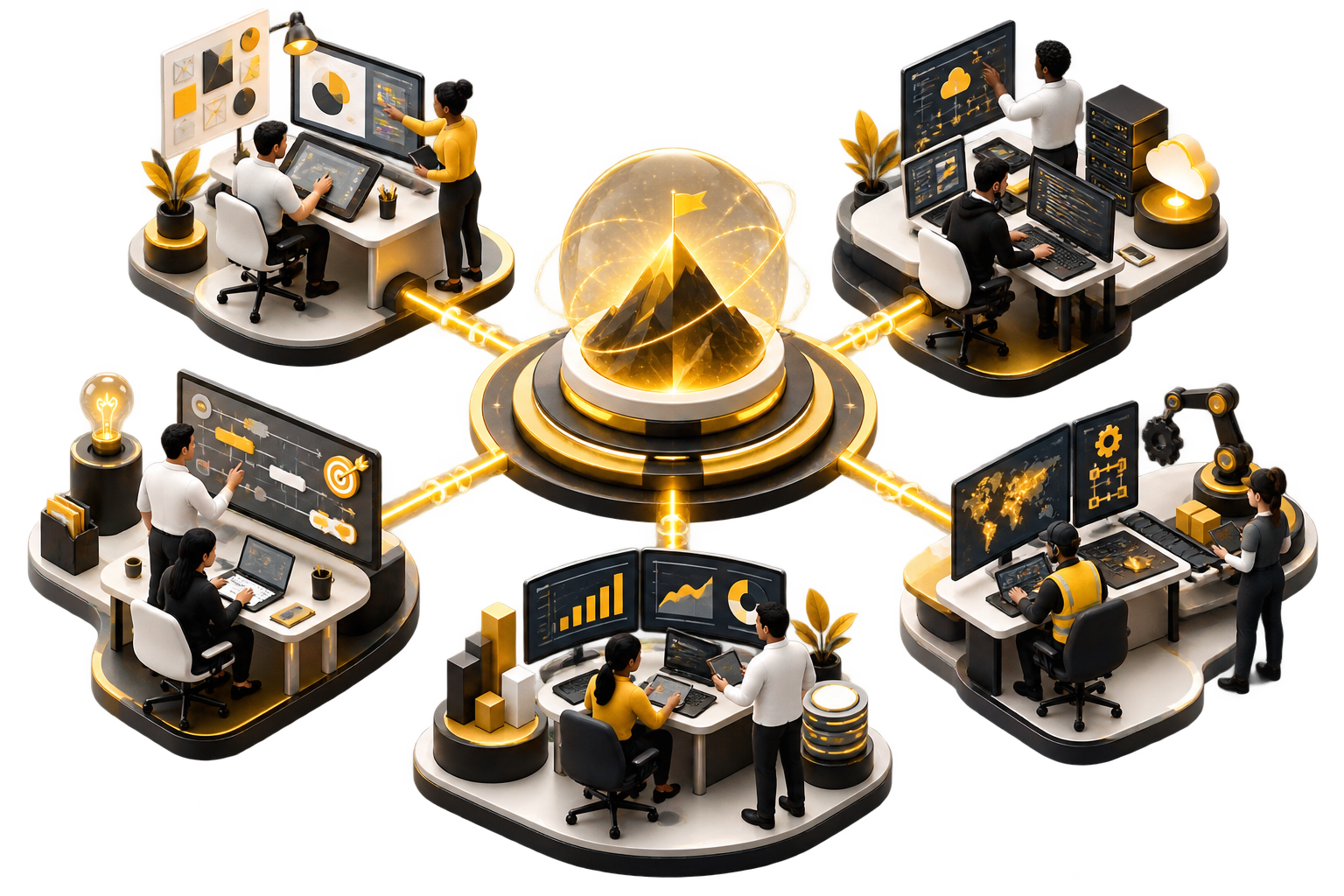 Build an Empowered Digital Team Around Outcomes, Not Ticket Queues